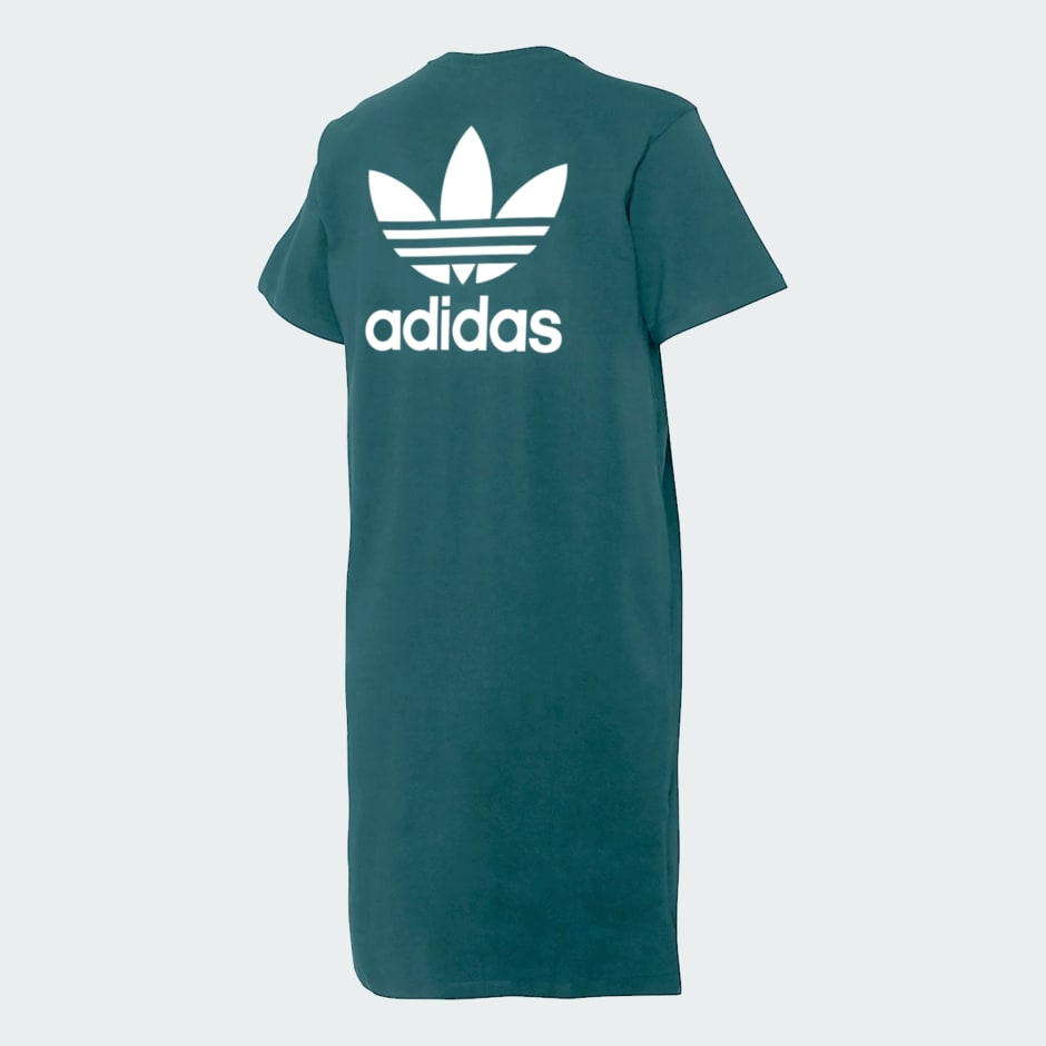 Green adidas hotsell t shirt dress