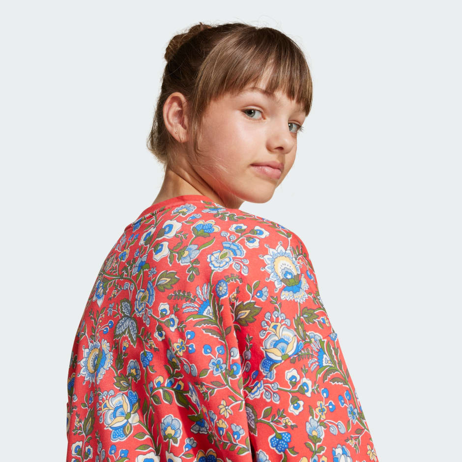 Bluză sport adidas Originals x Liberty London pentru copii