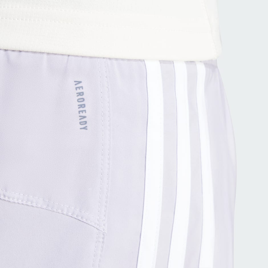 Pacer Training 3-Stripes Woven High-Rise Shorts