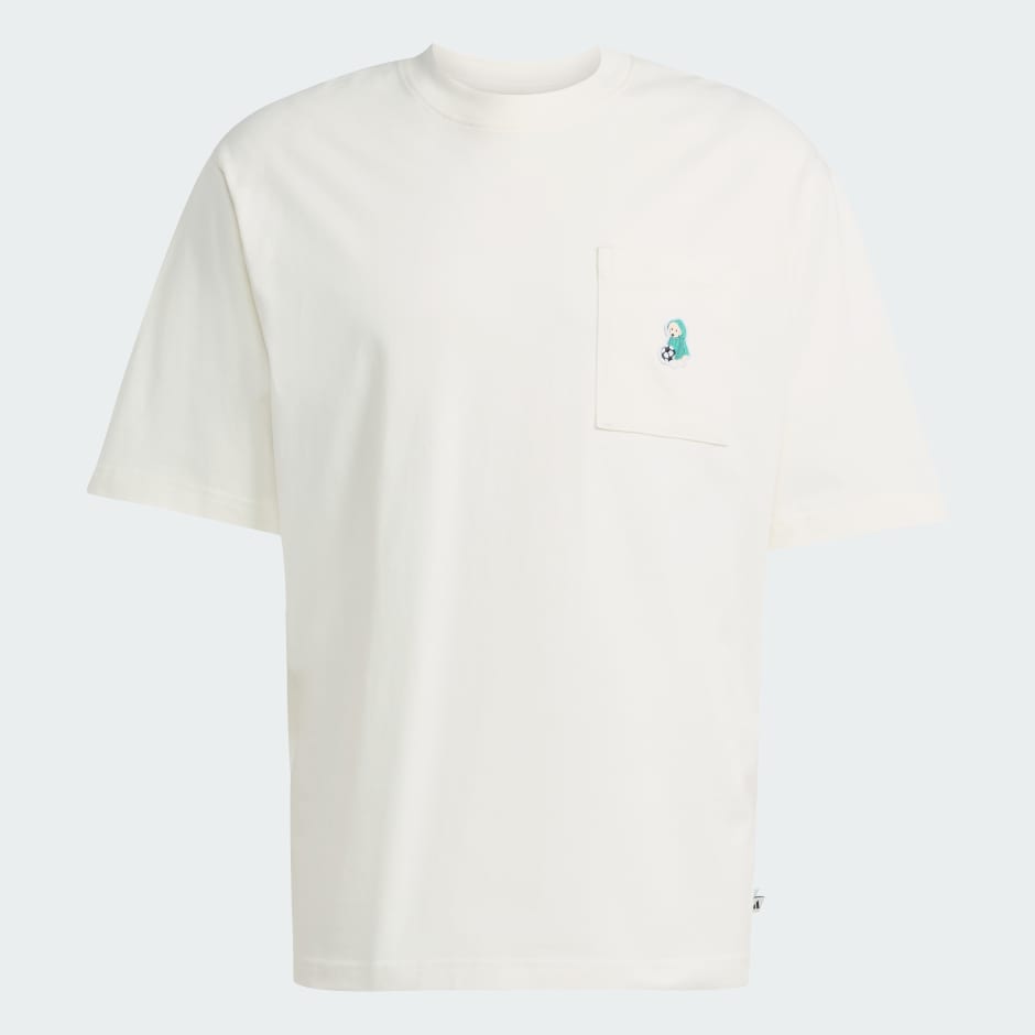 Dog Soccer Patch Pocket Graphic Tee