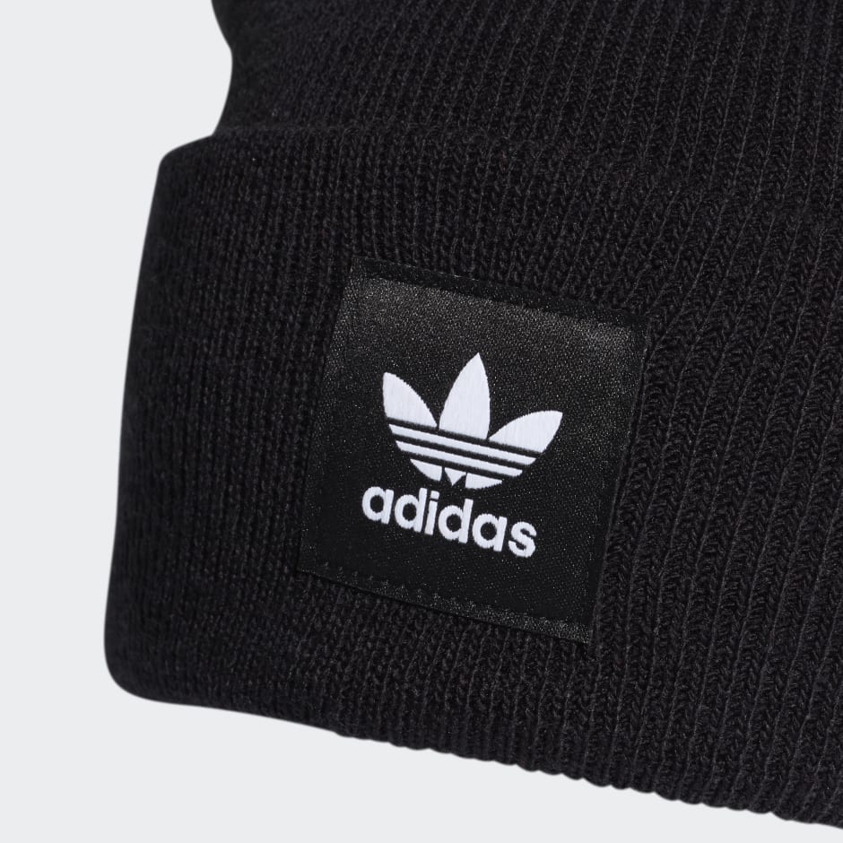 Accessories - Adicolor Cuff Beanie - Black | adidas Saudi Arabia | Beanies