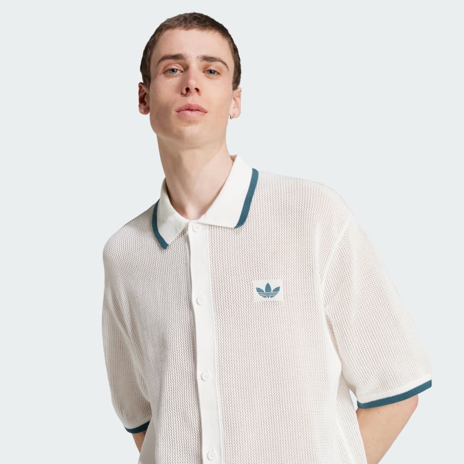 adidas Originals Button Down Knitted Shirt