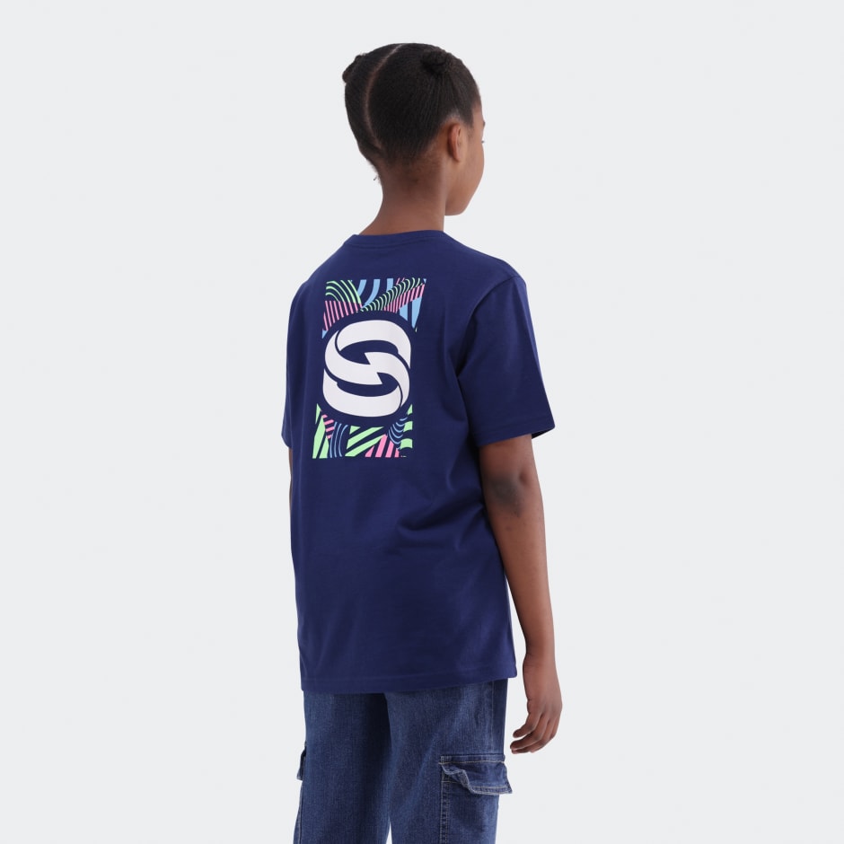 DHL Stormers Junior Graphic Tee Dark Blue