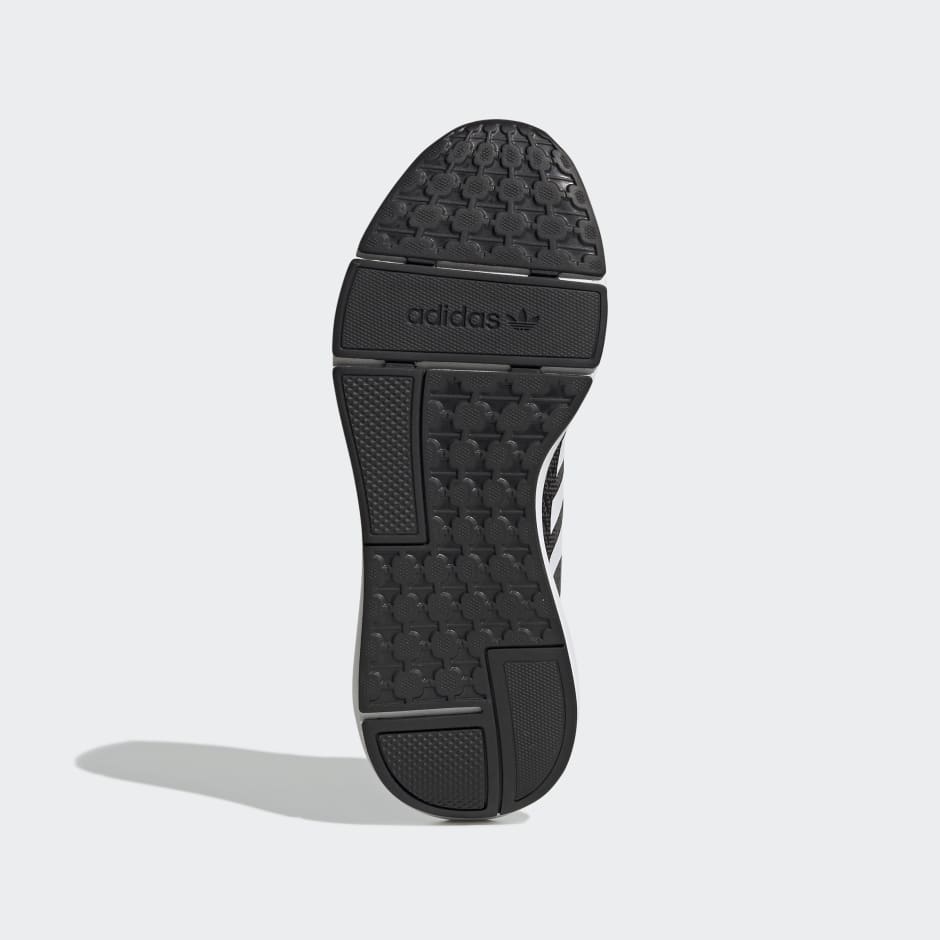 Adidas swift run white black sole sale