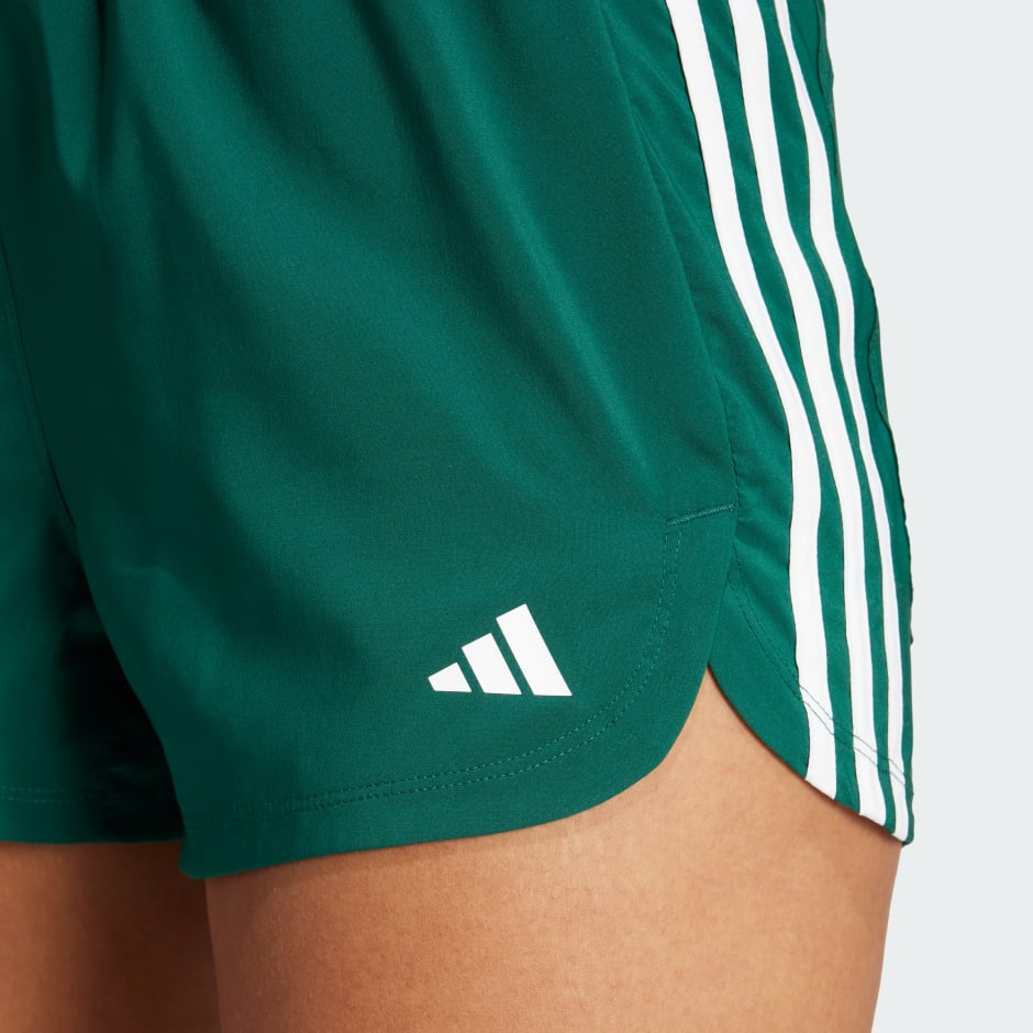 Pacer Training 3-Stripes Woven High-Rise Shorts