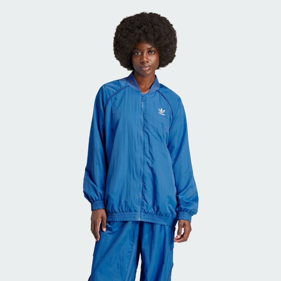 Adidas womens cheap blue tracksuit