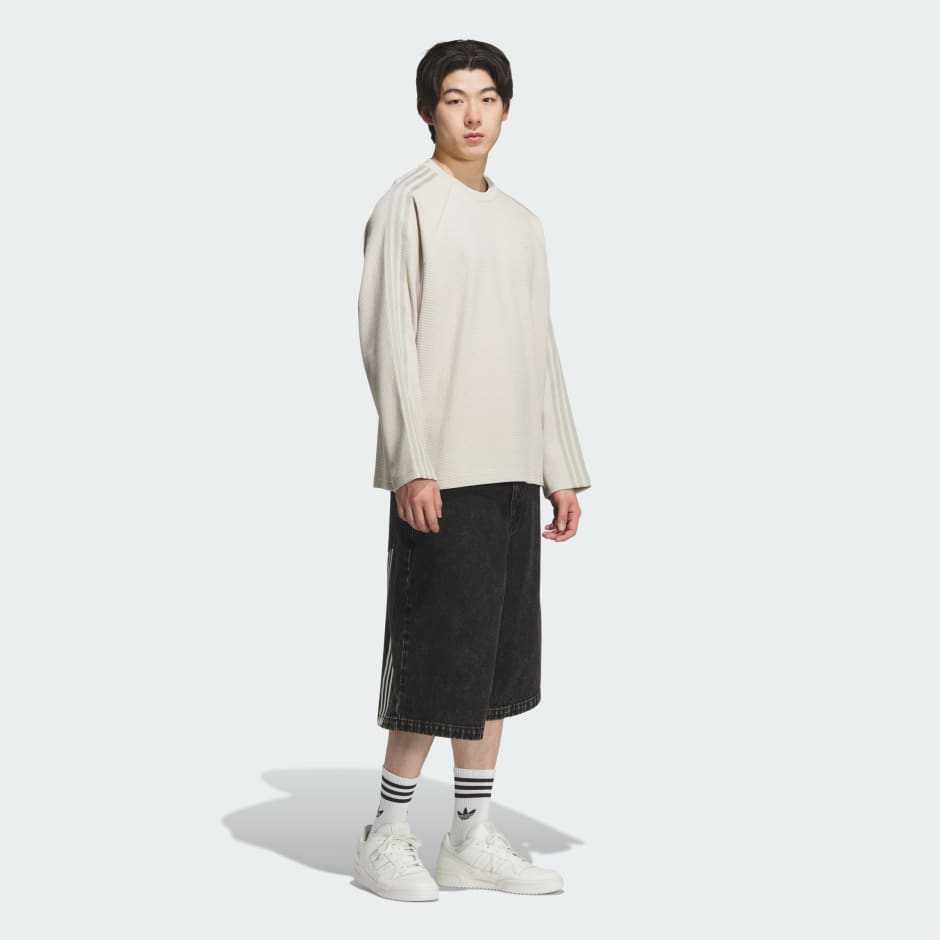 SYM WAFFLE KNIT TEE LS