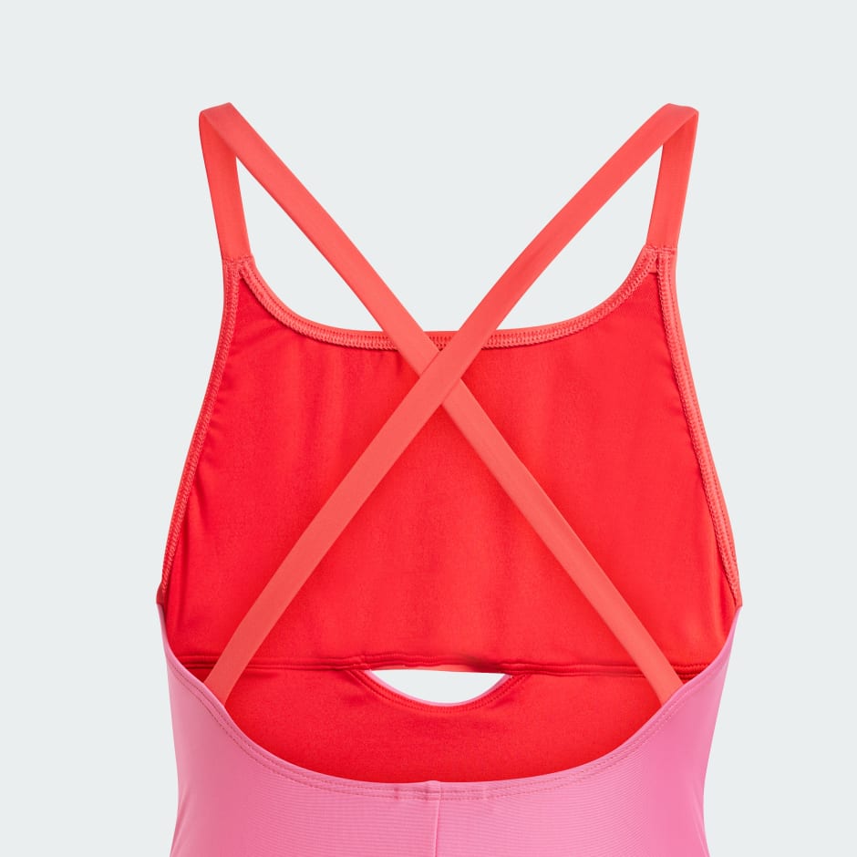 Colorblock X-Back Swimsuit Kids