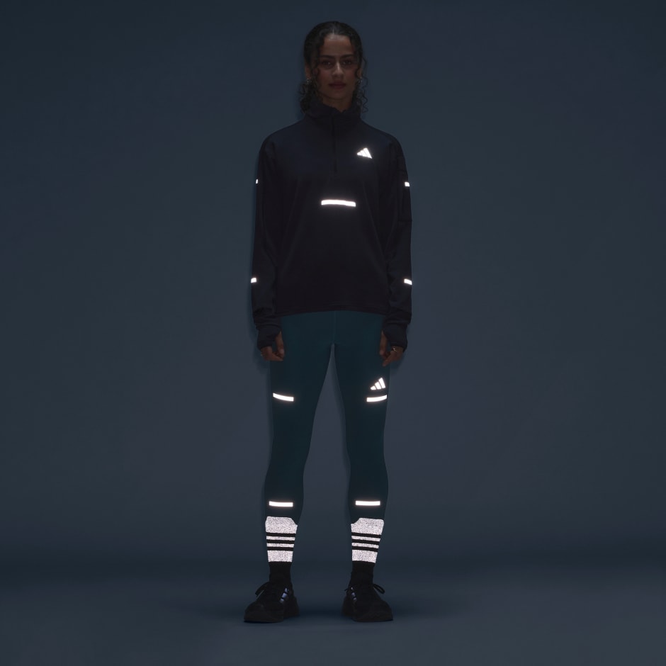 Top De Alergare Adi365 CLIMAWARM+ Cu Fermoar Pe Jumătate