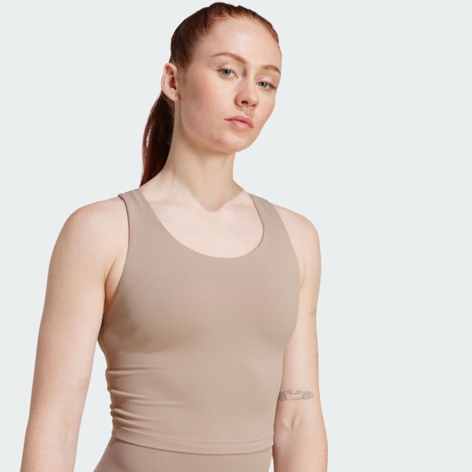 Grudnjak adidas All Me Medium Support Tank Top