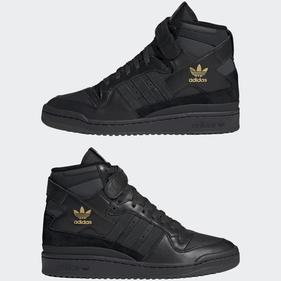 adidas Forum 84 High Shoes - Black | adidas LK