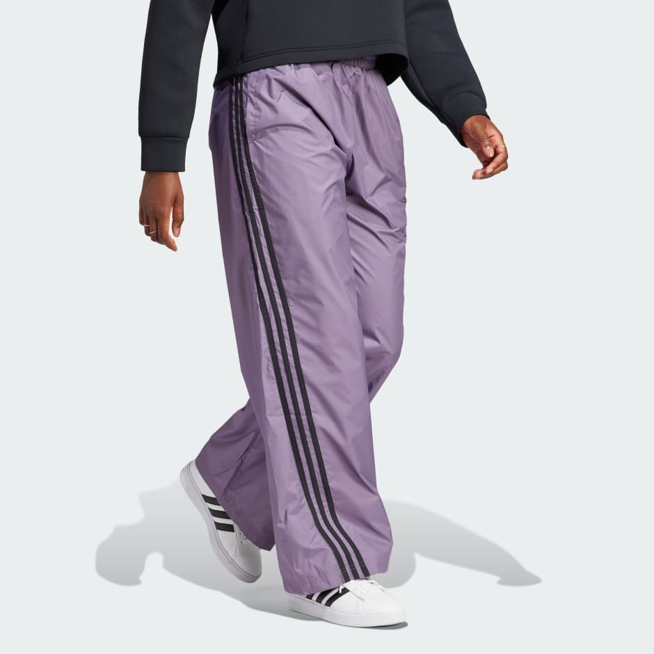 adidas | Pants | Purple Striped Adidas Pants | Poshmark