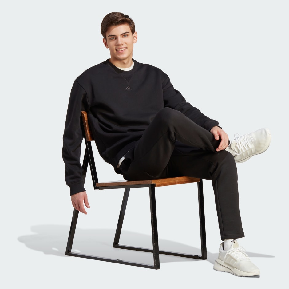 adidas ALL SZN Fleece Sweatshirt - Black