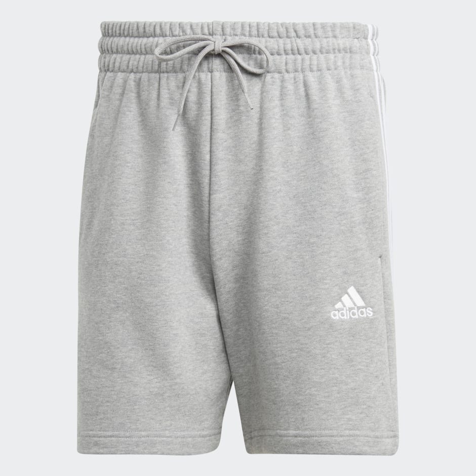 Essentials French Terry 3-Stripes Shorts | adidas SA