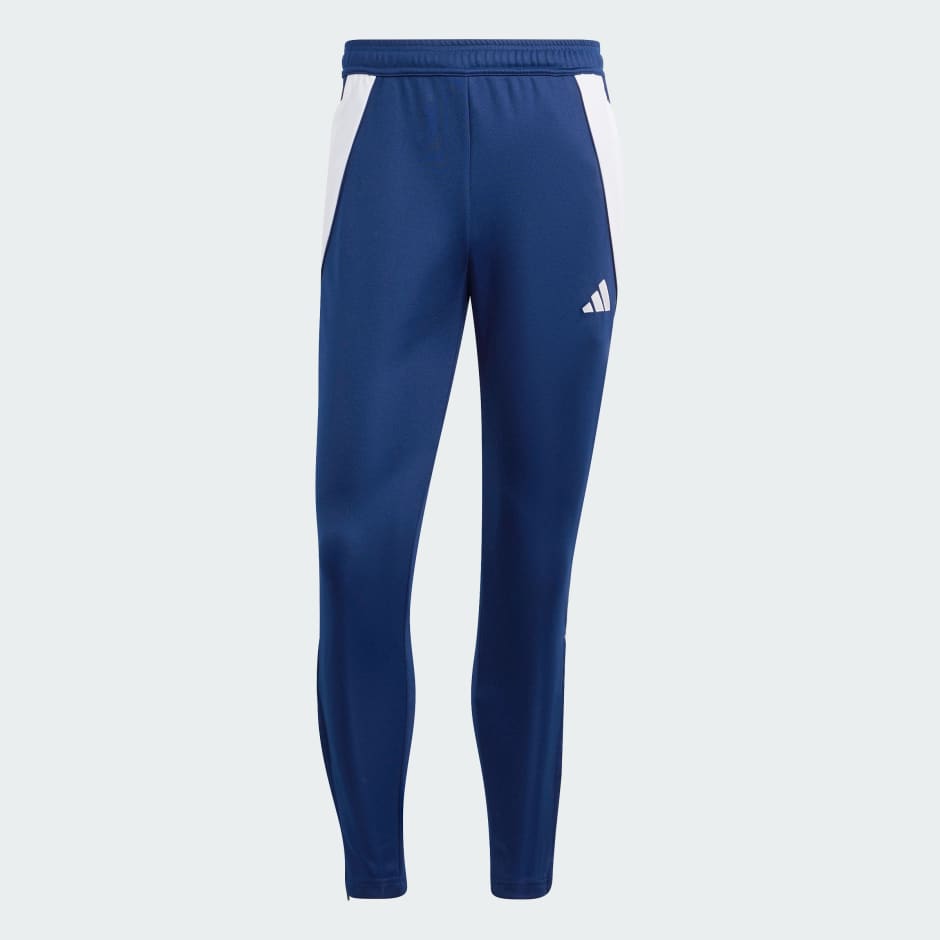 Blue adidas training discount pants