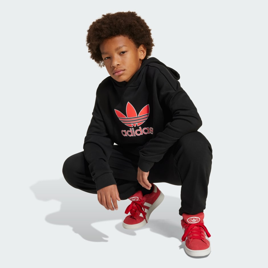 Sweat-shirt &agrave; capuche grand logo Oversized Enfants