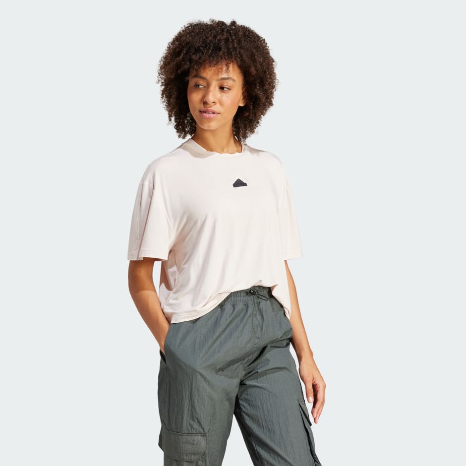 City Escape Loose Crop Tee