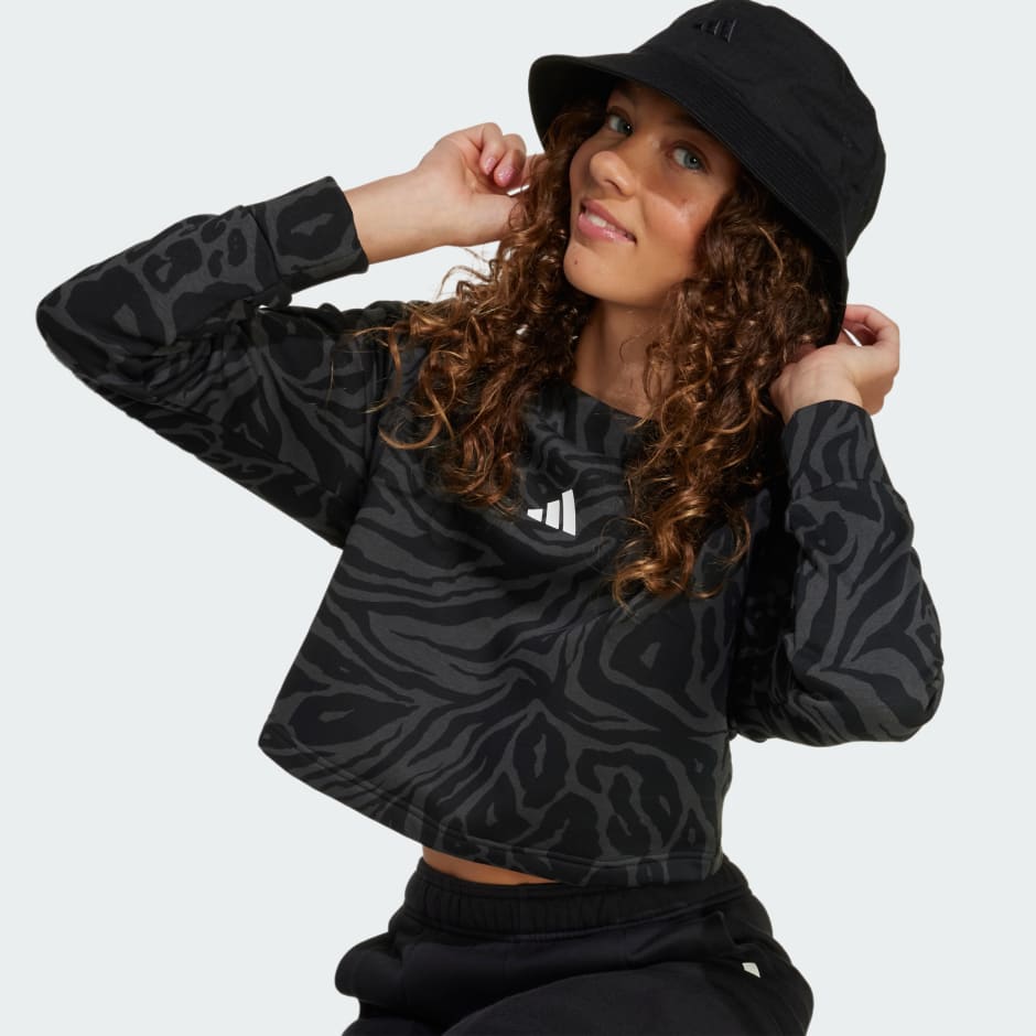 Future Icons Cropped Sweatshirt