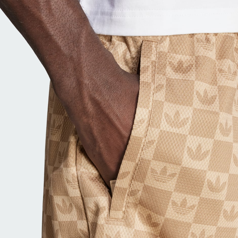 Monogram Regular Mesh Shorts