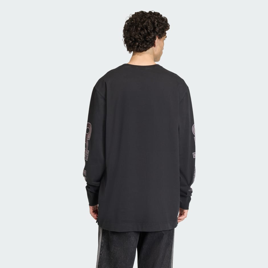 90s ALTERNATIVE SPORT ARCHIVE GRAPHIC LONG SLEEVE TEE - Black