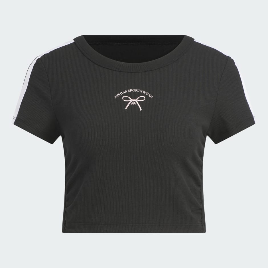 Dance Rib Baby Tee - Black | adidas Hong Kong