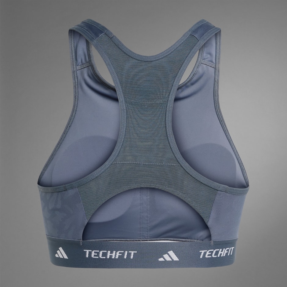 Sportski grudnjak Techfit Medium-Support High-Neck Print