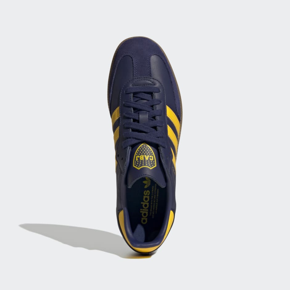 Adidas original shop samba blue yellow