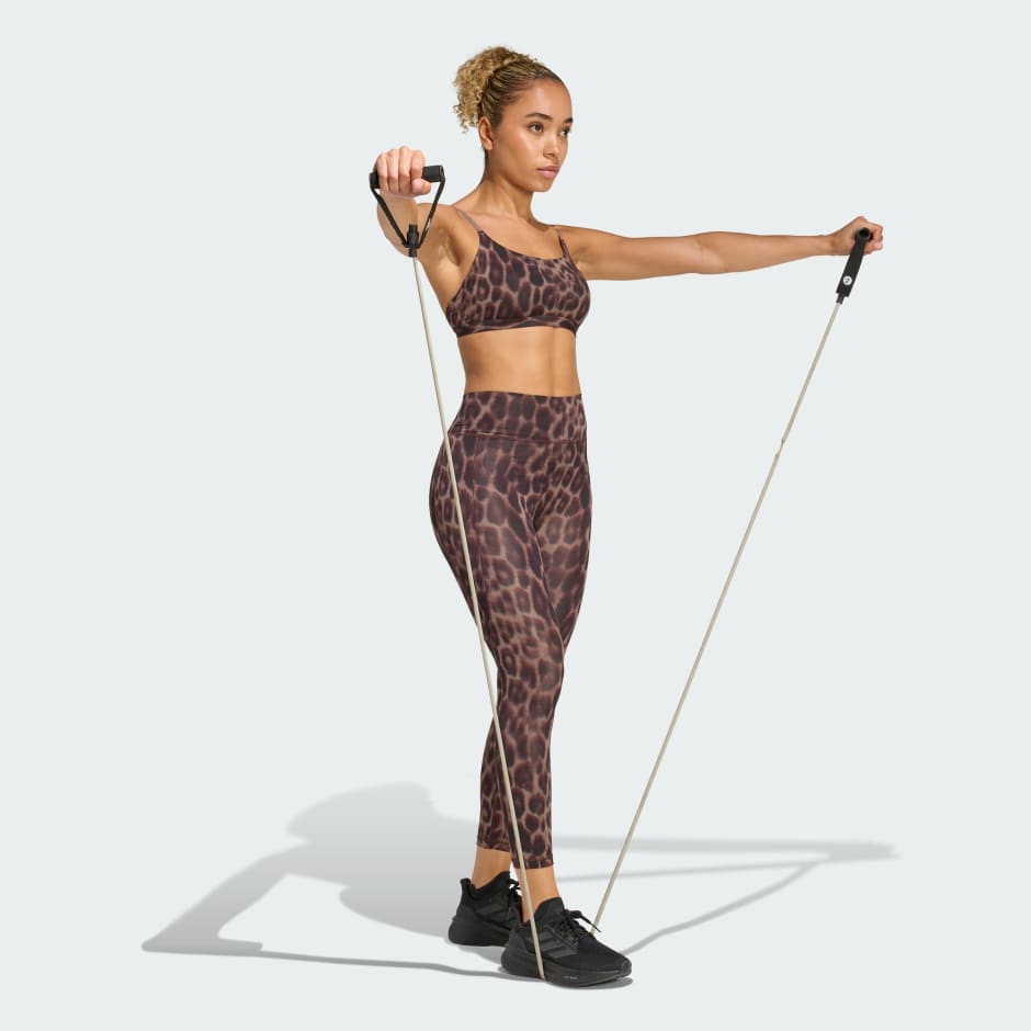 Optime Essentials Workout Leopard 7/8 Leggings