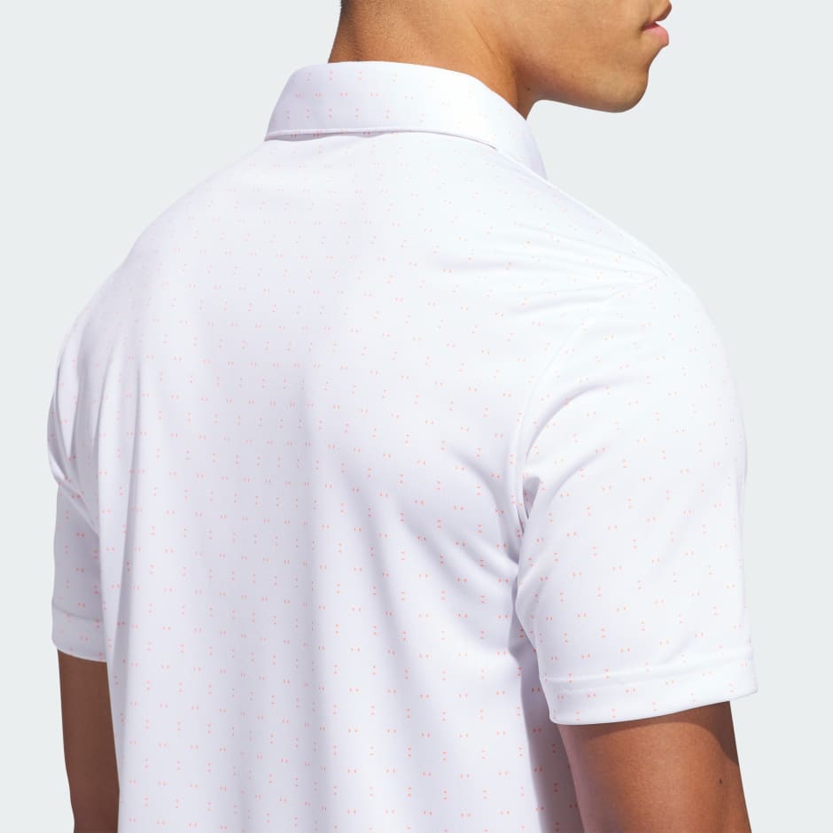 PERFORMANCE TEXTURED PRINT POLO SHIRT