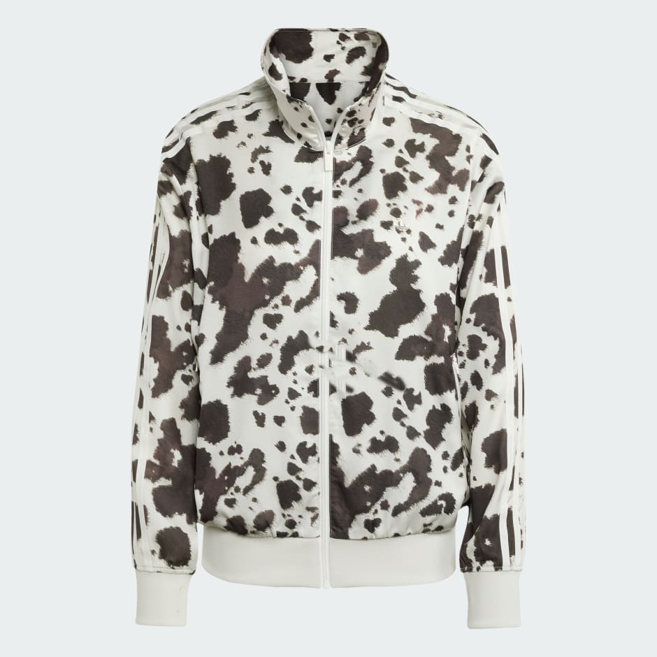 Originals Satin Cow Print Track Top