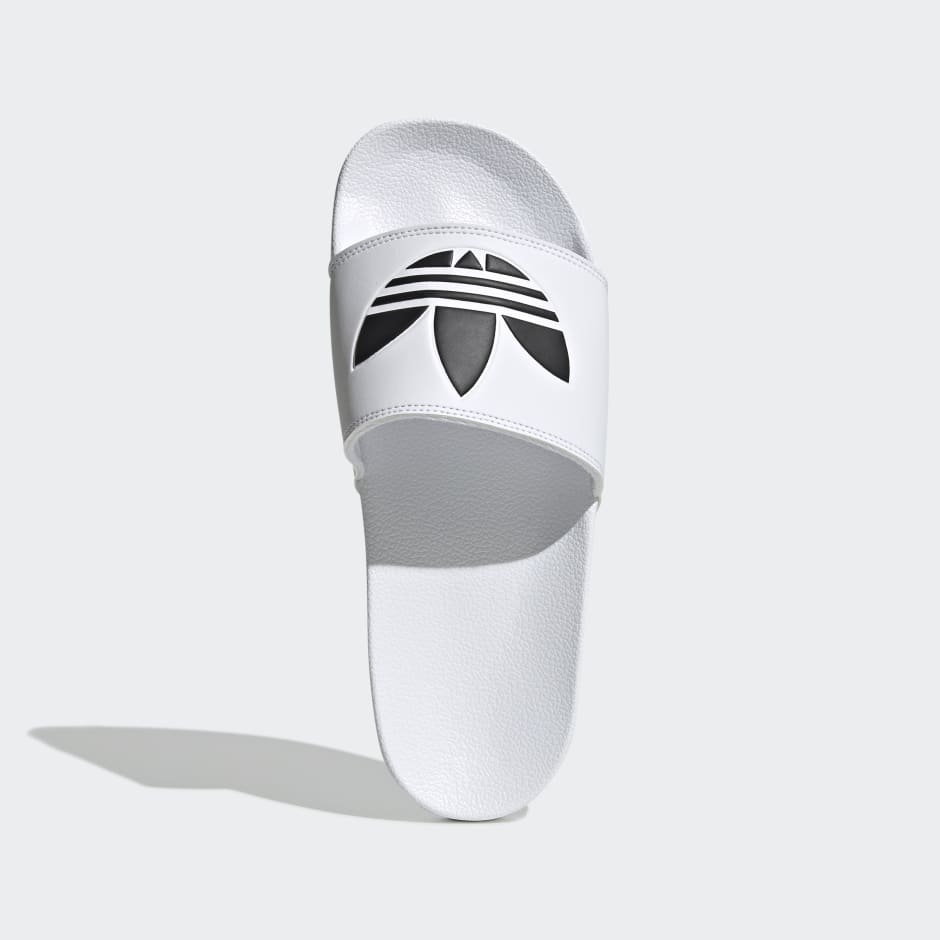 White cheap adidas slides