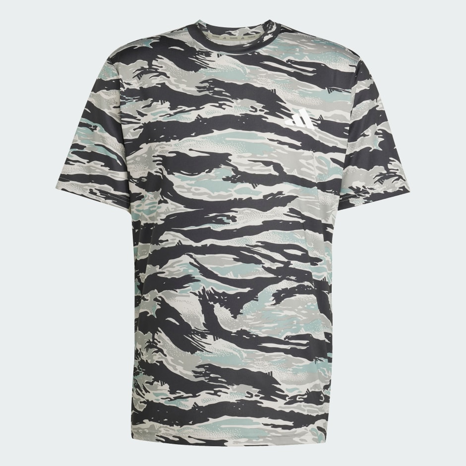 Tricou Train Essentials Camo AOP