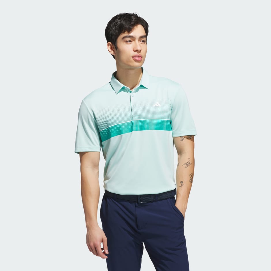 Performance Allover Print Polo Shirt