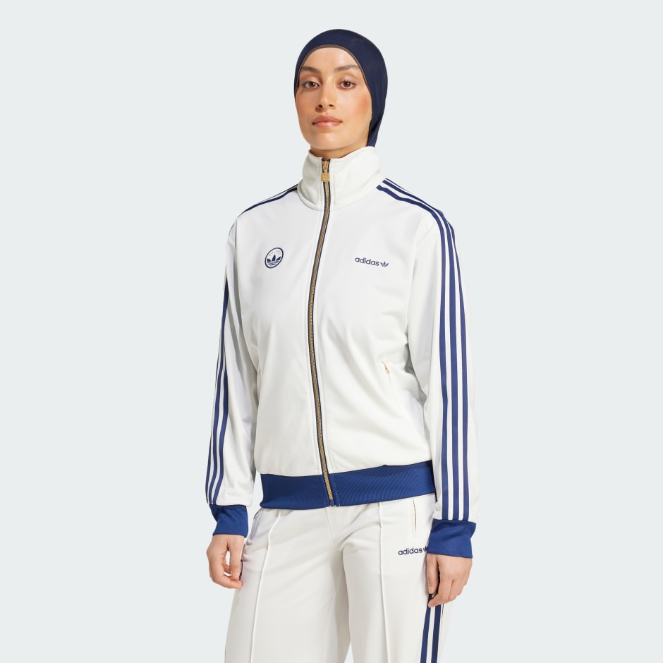 Adidas tracksuit top womens on sale