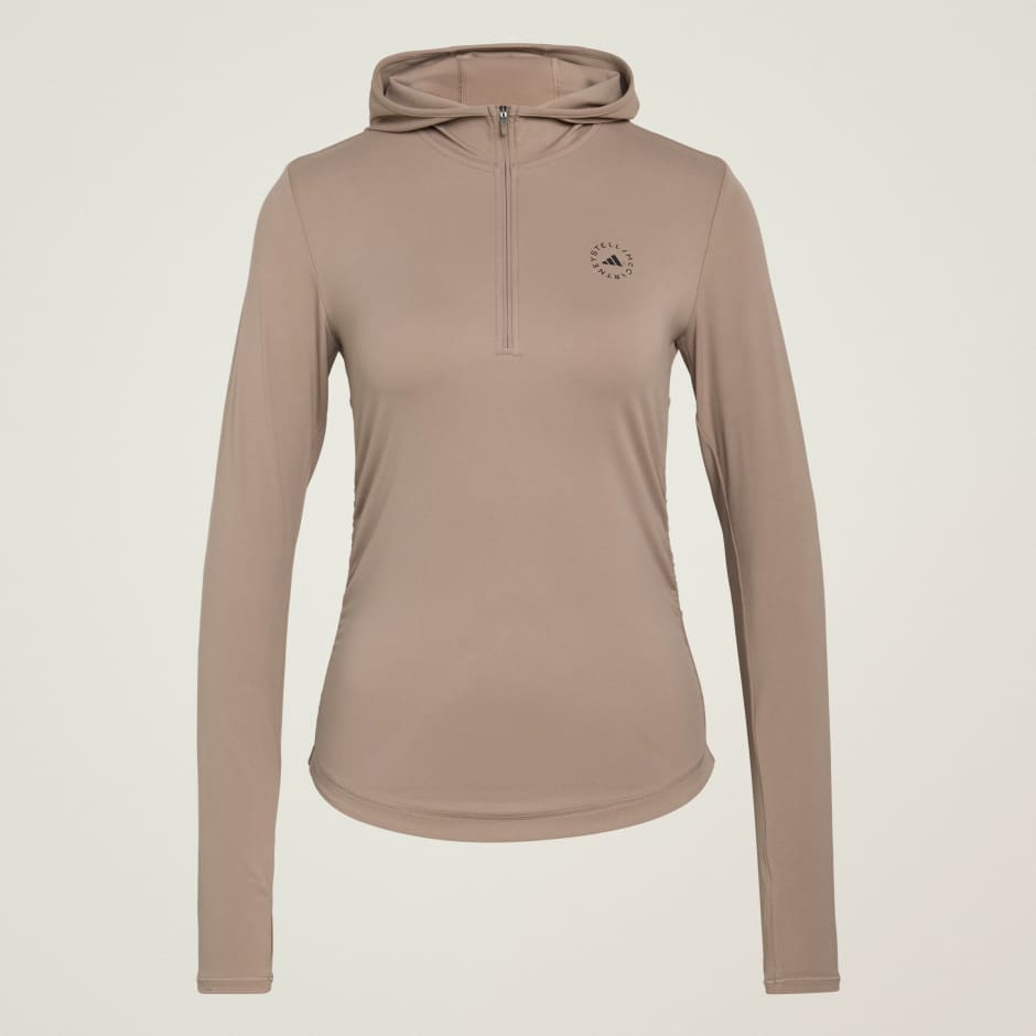 adidas by Stella McCartney Studio Ruched Long Sleeve Top