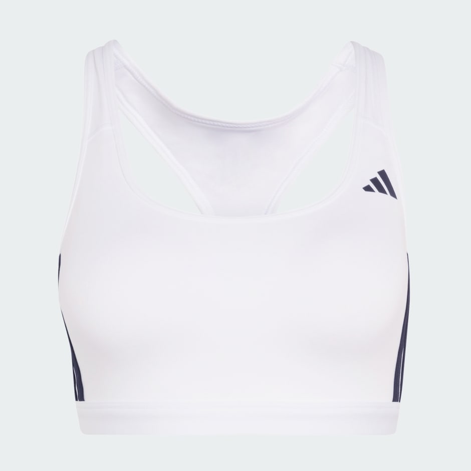 Optime Essentials Workout 3-Stripes Medium Support Bra