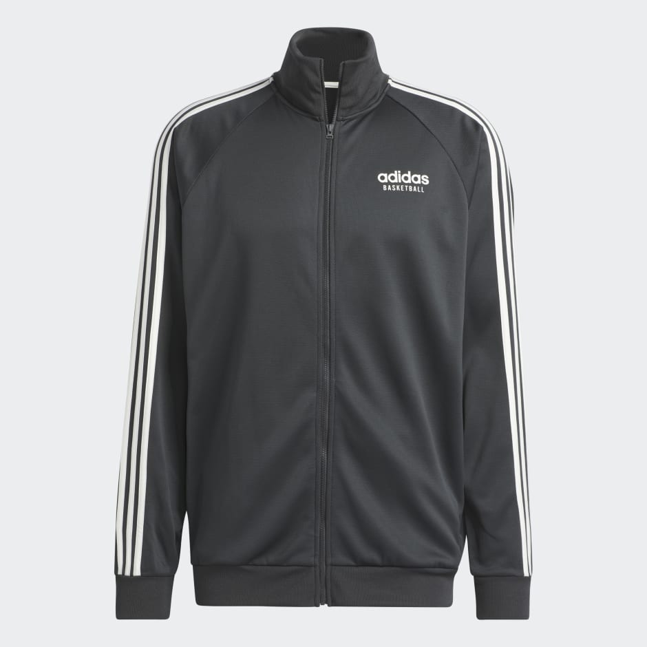 adidas Basketball Select Jacket - Grey | adidas UAE