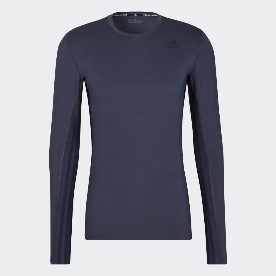 Techfit 3-Stripes Celebration Long Sleeve Tee