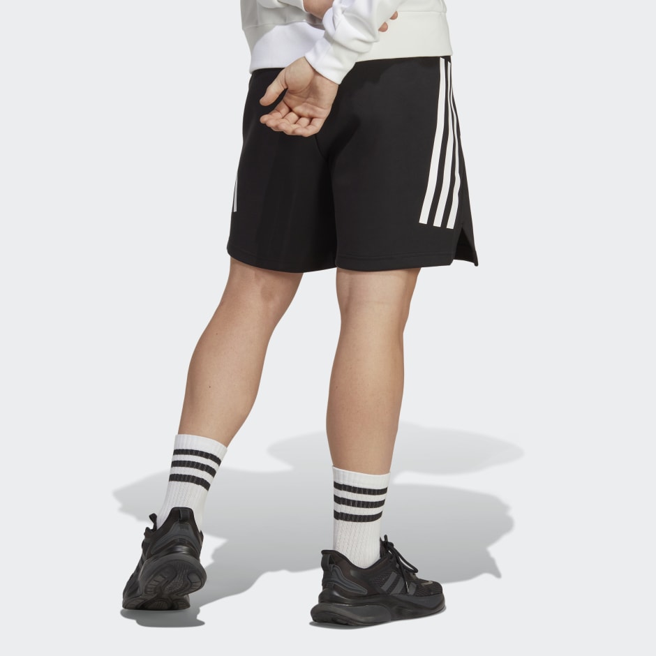 adidas Future Icons 3-Stripes Shorts - Black | adidas UAE