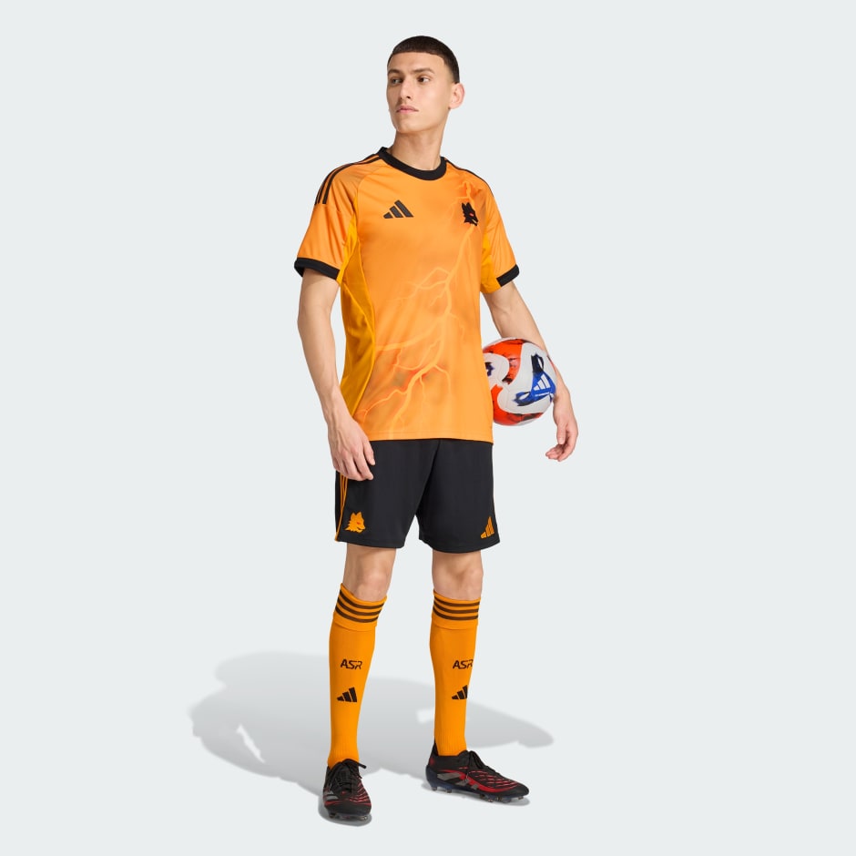 Pantaloni scurți AS Roma 25/26 din echipamentul de deplasare