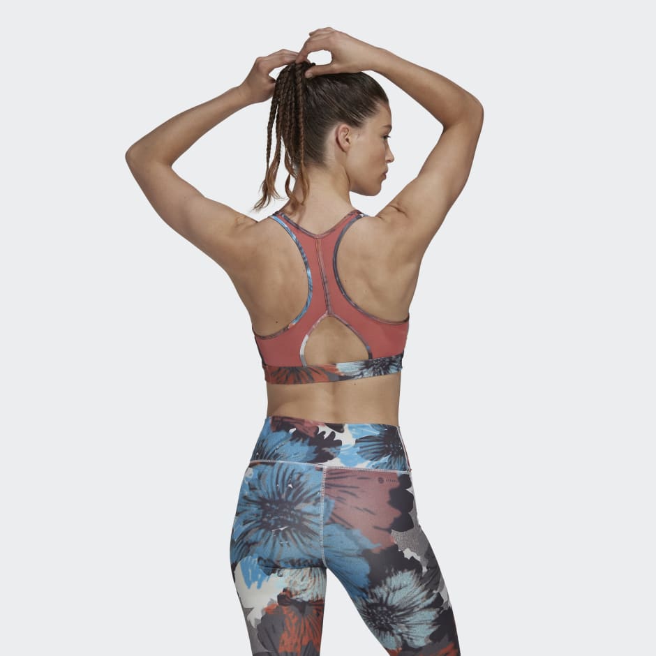 Powerreact Training Medium-Support Allover Print Bra