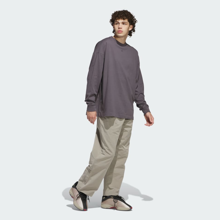 Tricou adidas Basketball cu m&acirc;necă lungă (unisex)