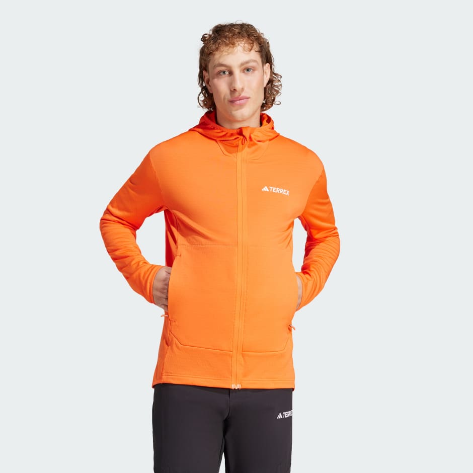 Adidas track top orange online