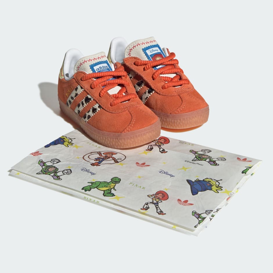 ADIDAS DISNEY PIXAR TOY STORY GAZELLE COMFORT CLOSURE ELASTIC LACE SHOES