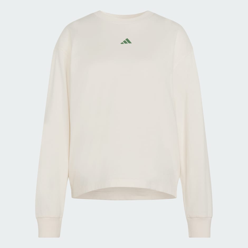 TRICOU CU M&Acirc;NECĂ LUNGĂ 3 STRIPES STUDIO BOYFRIEND