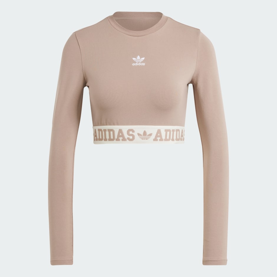 Neutral Court Graphic Long Sleeve Tee