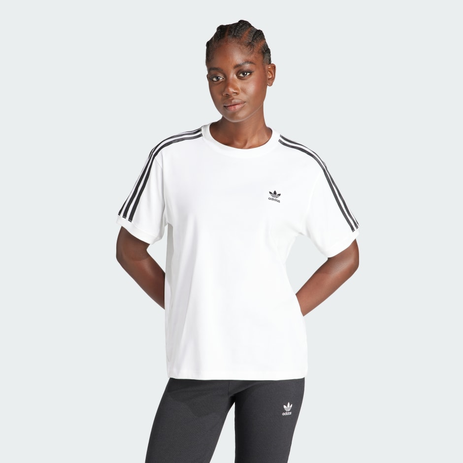 T shirt adidas shop femme 3 bandes