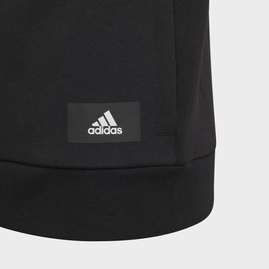 adidas Future Icons 3-Stripes Full-Zip Hoodie - Black | adidas UAE