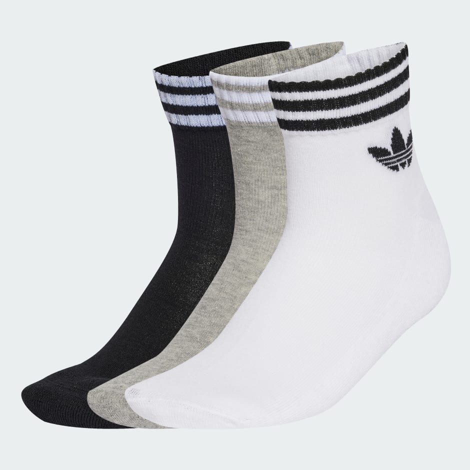 3-Stripes Ankle Socks 3 Pairs