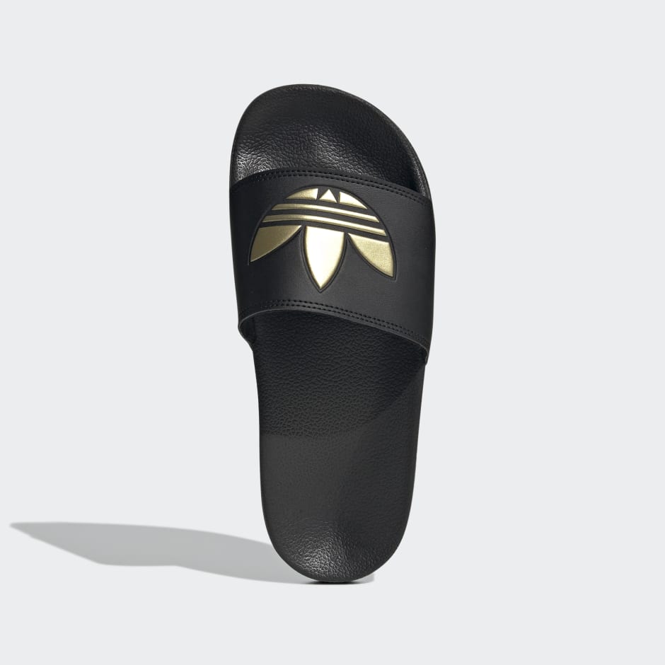 adidas slides women gold